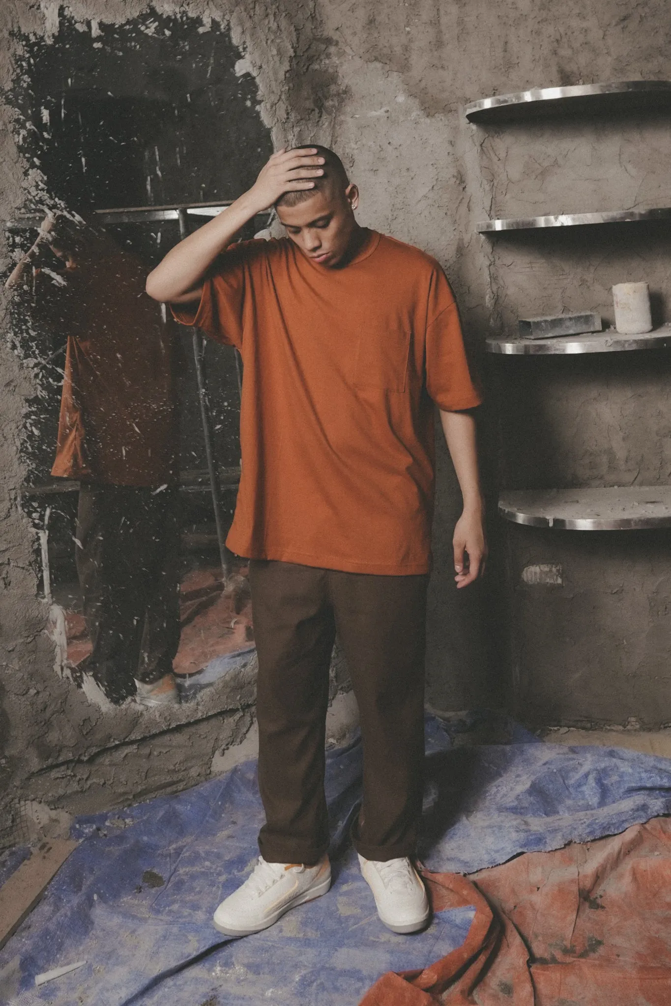 POCKET BOX TEE V4 IN RUST