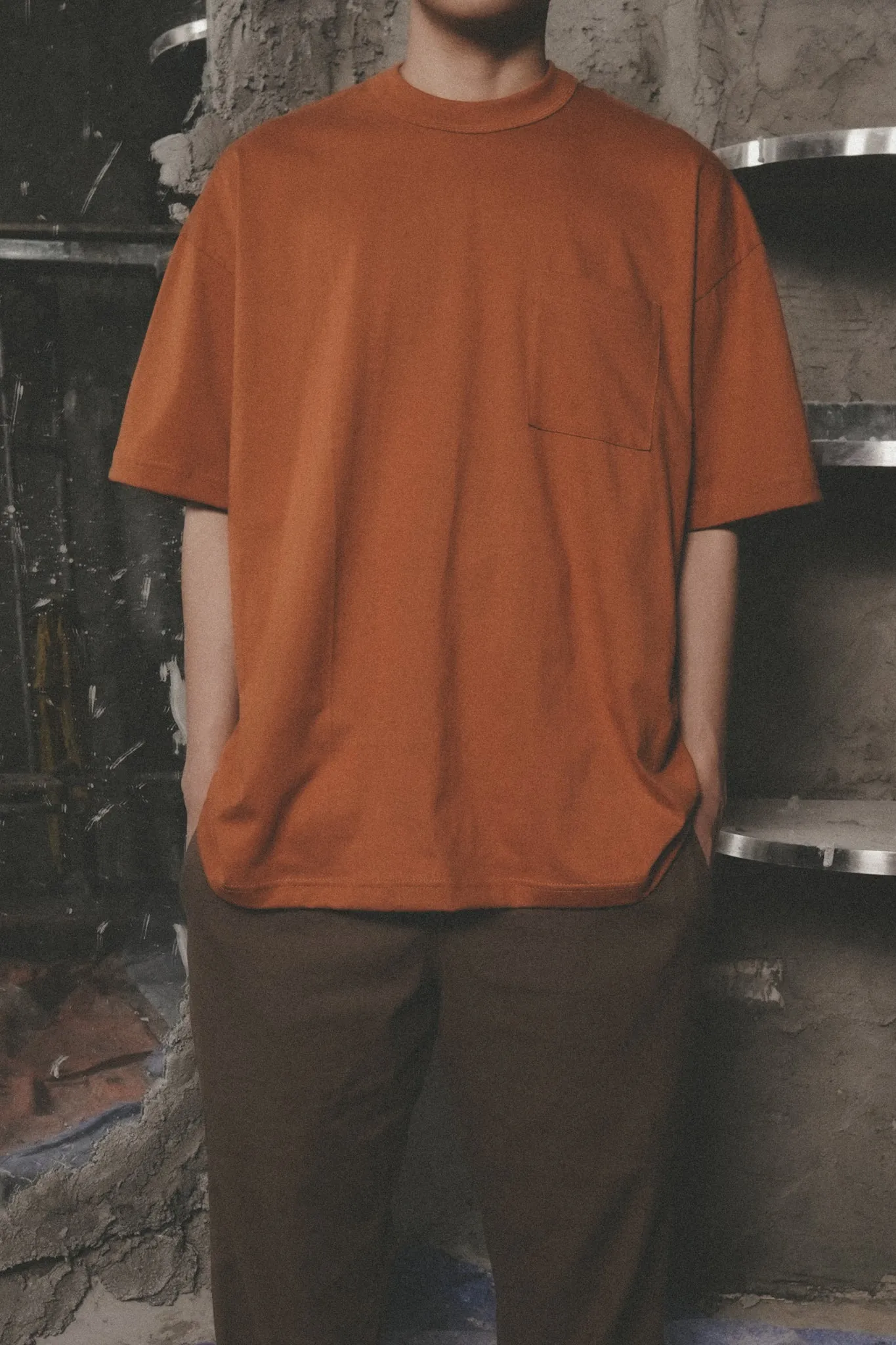POCKET BOX TEE V4 IN RUST