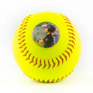 Printed Softball with Custom Photo