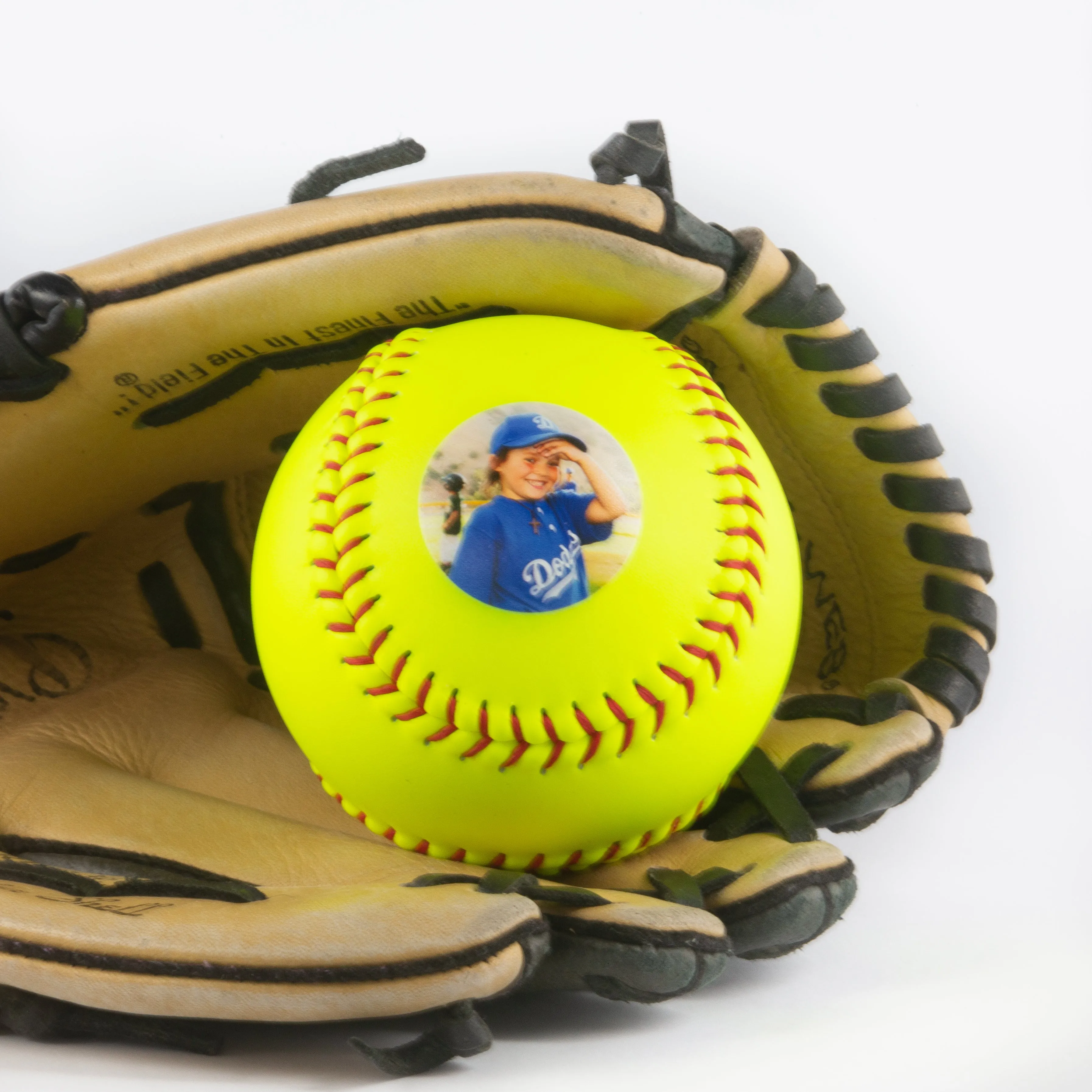 Printed Softball with Custom Photo