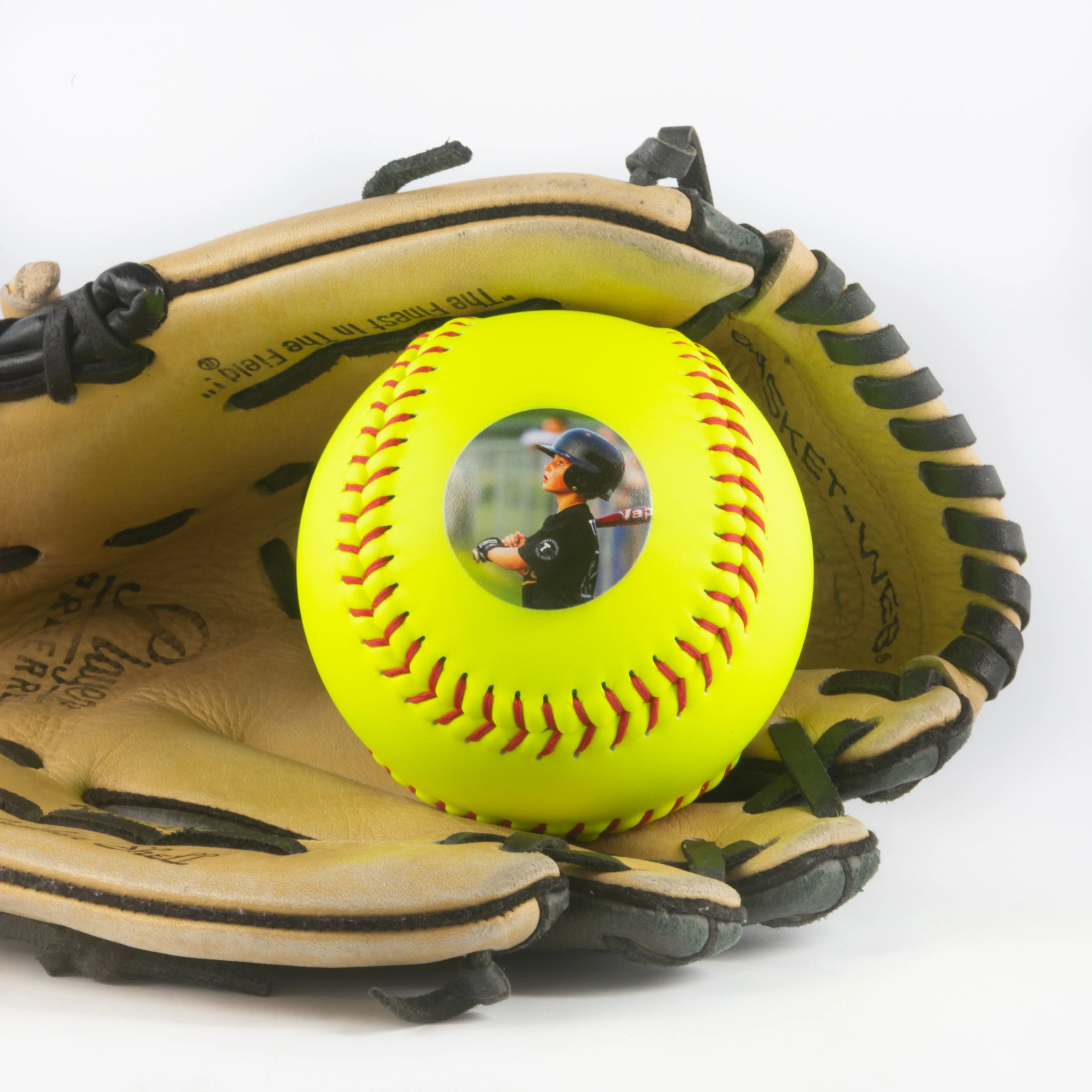Printed Softball with Custom Photo