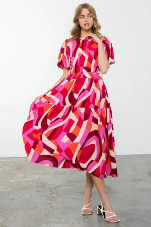 Puff Sleeve Maxi