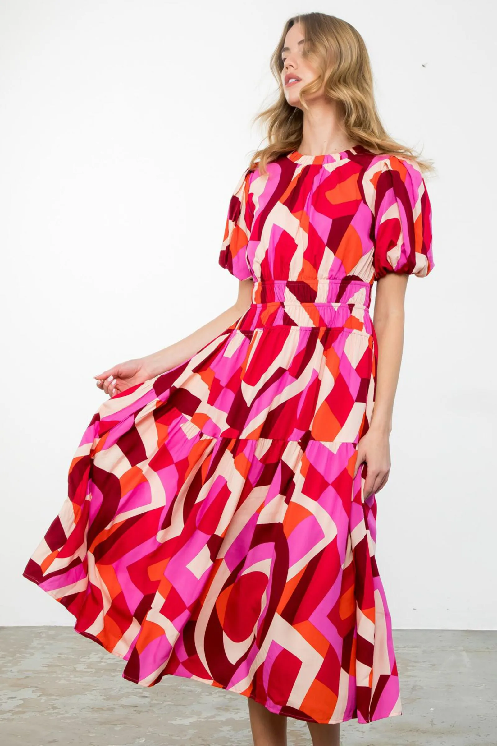 Puff Sleeve Maxi