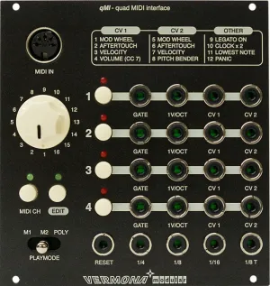 qMi Quad Midi Interface