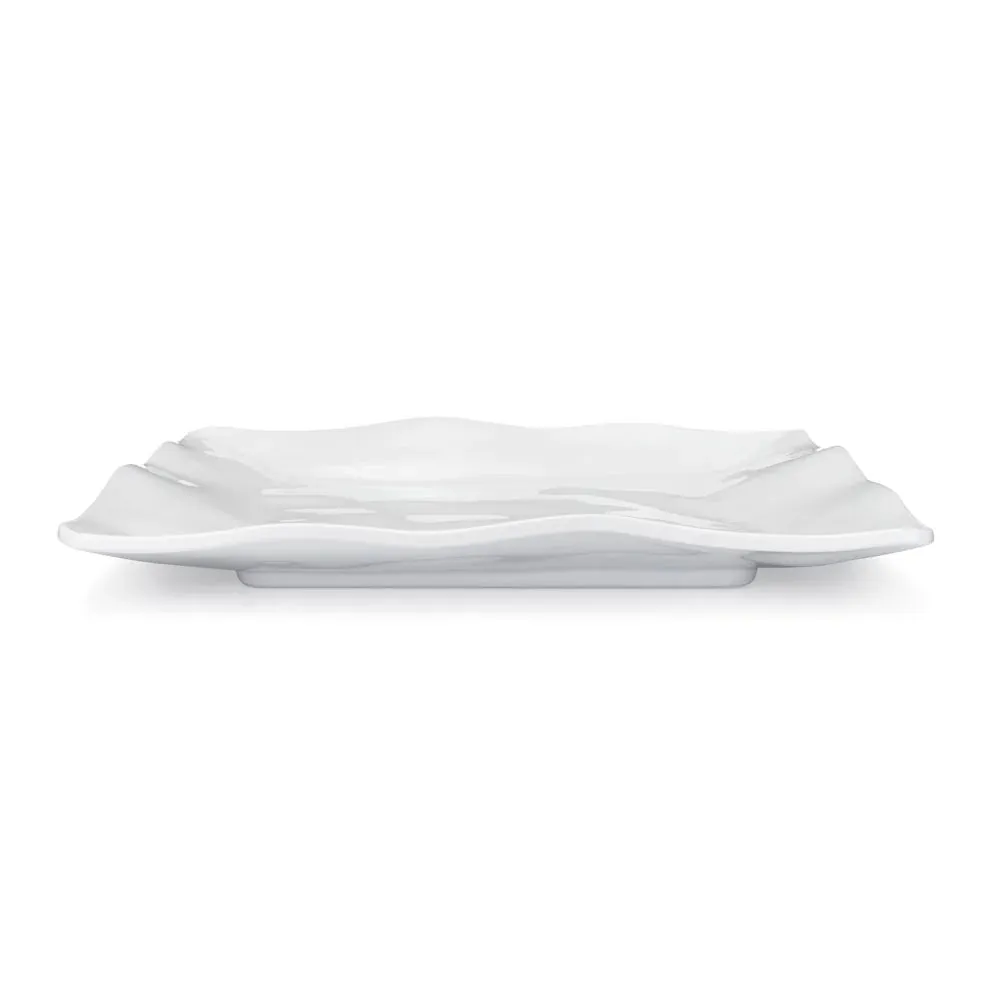 QSQUARED- RUFFLE DINNER PLATE