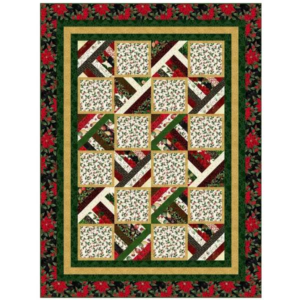 Quilting Renditions Sticks and Stones Pieced Quilt Pattern