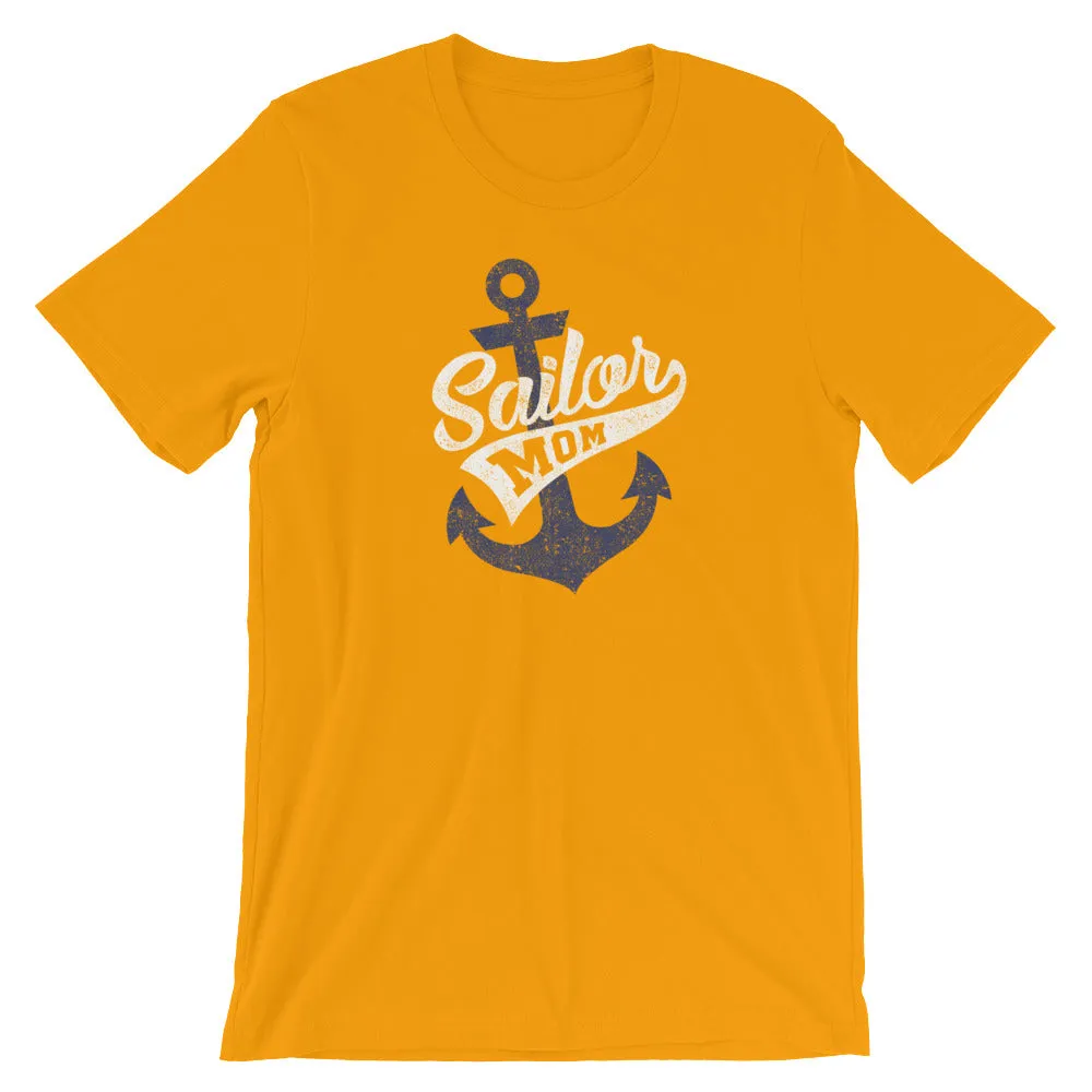 "Sailor Mom" Navy Mom Unisex Retro T-Shirt