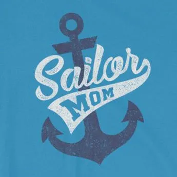 "Sailor Mom" Navy Mom Unisex Retro T-Shirt