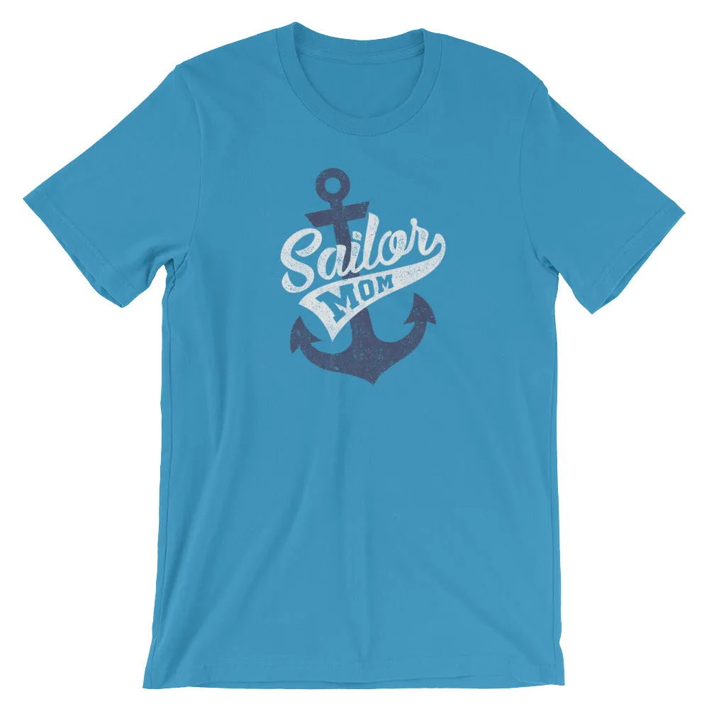 "Sailor Mom" Navy Mom Unisex Retro T-Shirt