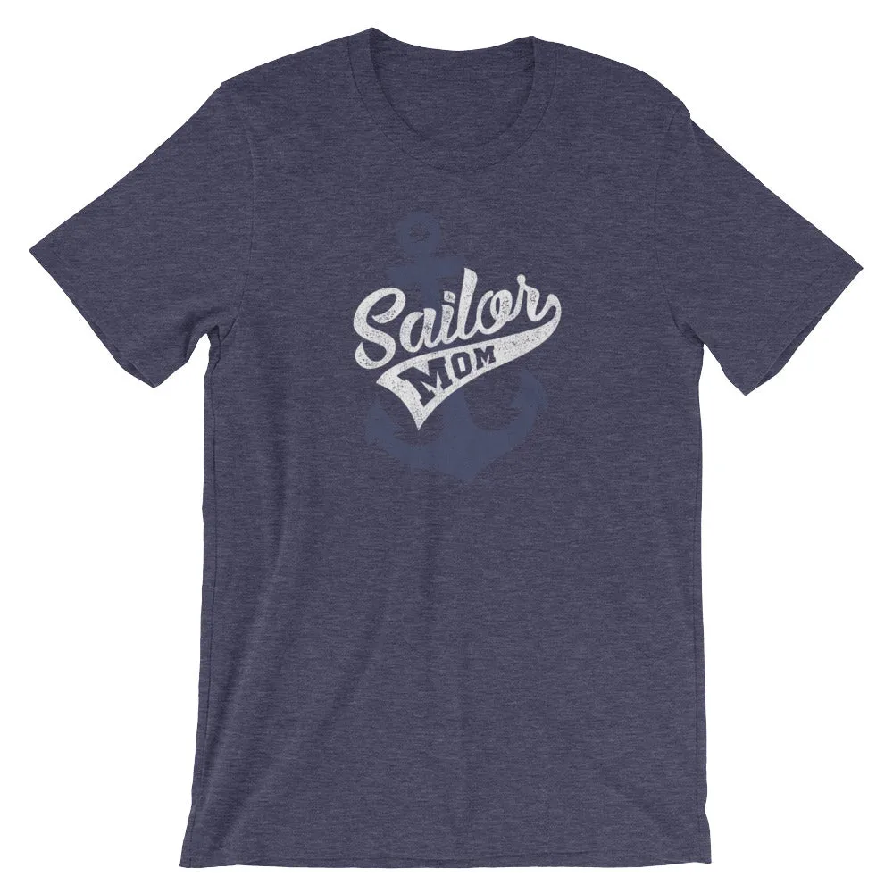 "Sailor Mom" Navy Mom Unisex Retro T-Shirt