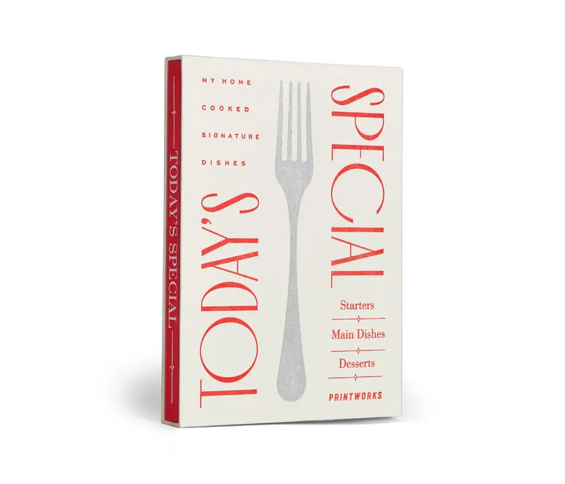 RECIPE BOOK - TODAY'S SPECIAL