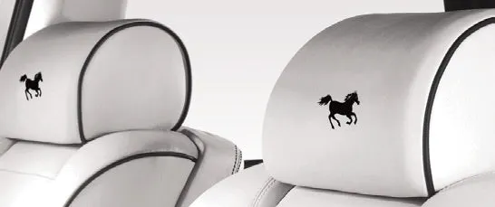 Rolls-Royce Phantom Bespoke Logo Leather Headrest