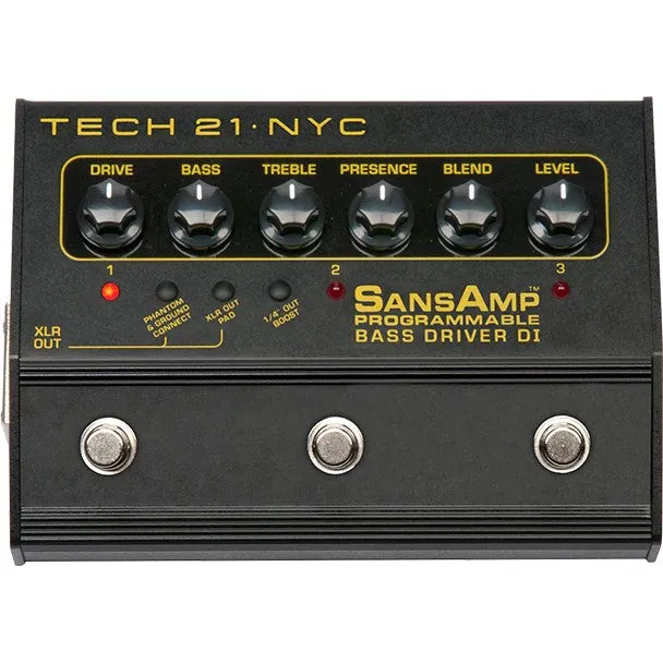 Sansamp Bass Driver Programmable