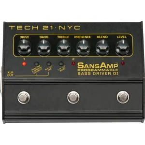 Sansamp Bass Driver Programmable