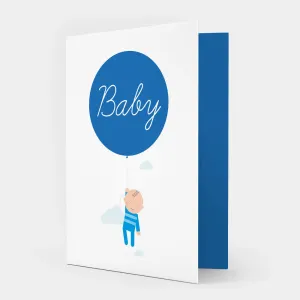 Showler & Showler New Baby Boy Card