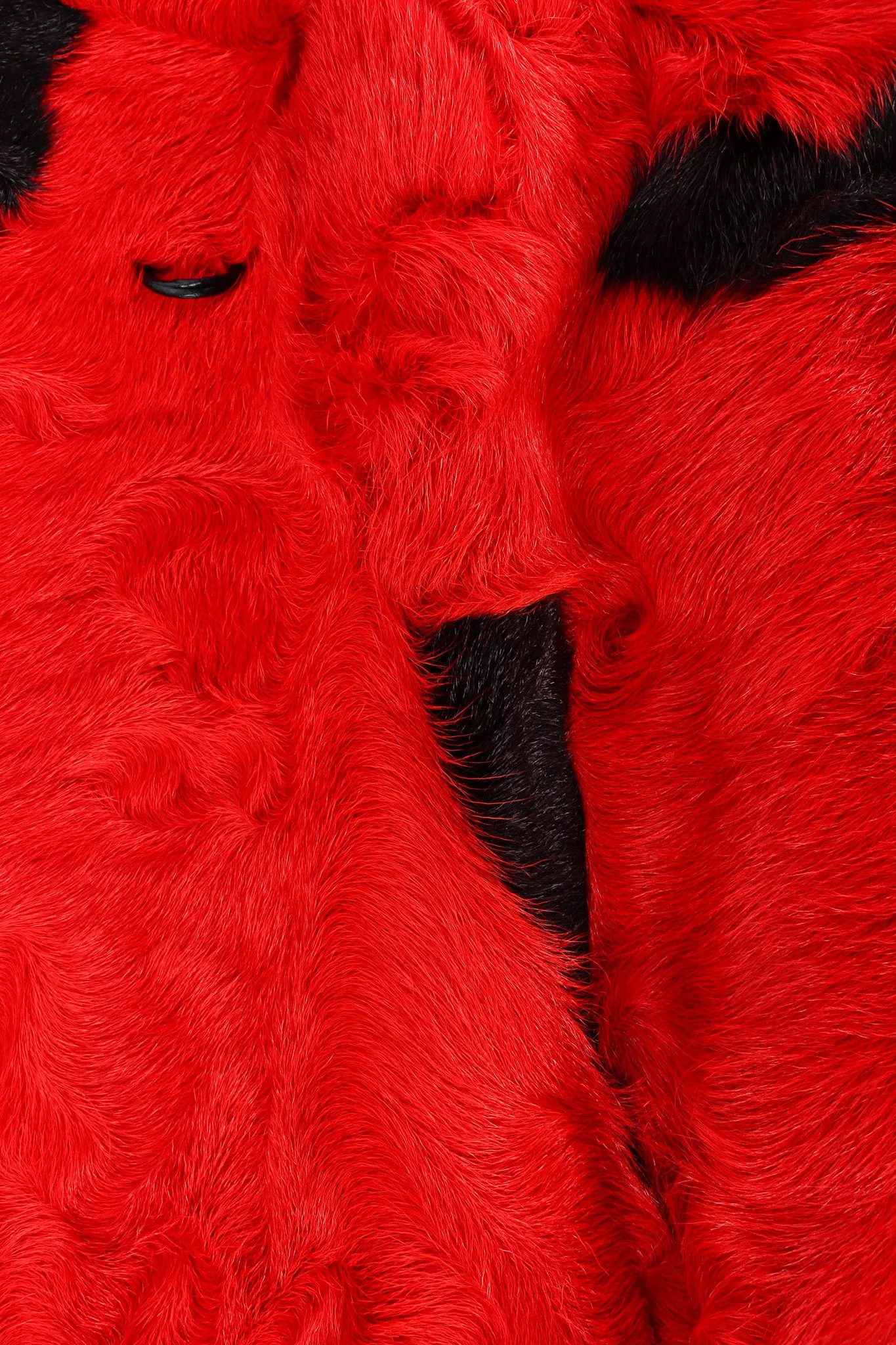 Splotch Lamb Fur Coat