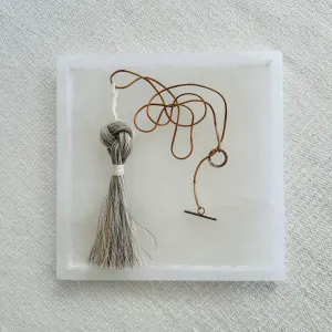 Square Alabaster Tray
