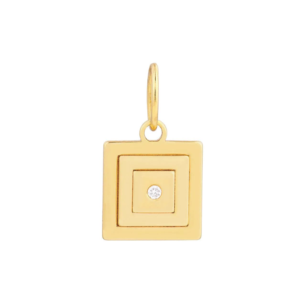 Square Diamond Pendant