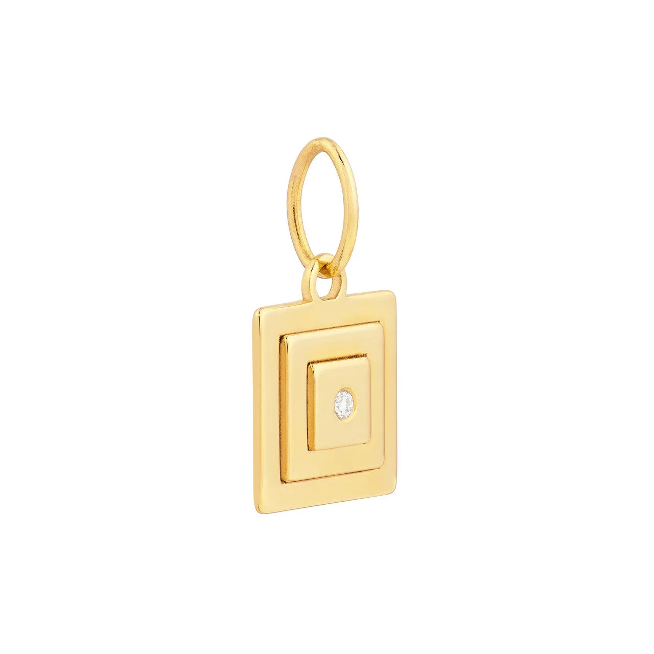 Square Diamond Pendant