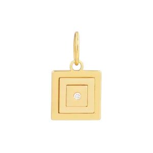Square Diamond Pendant