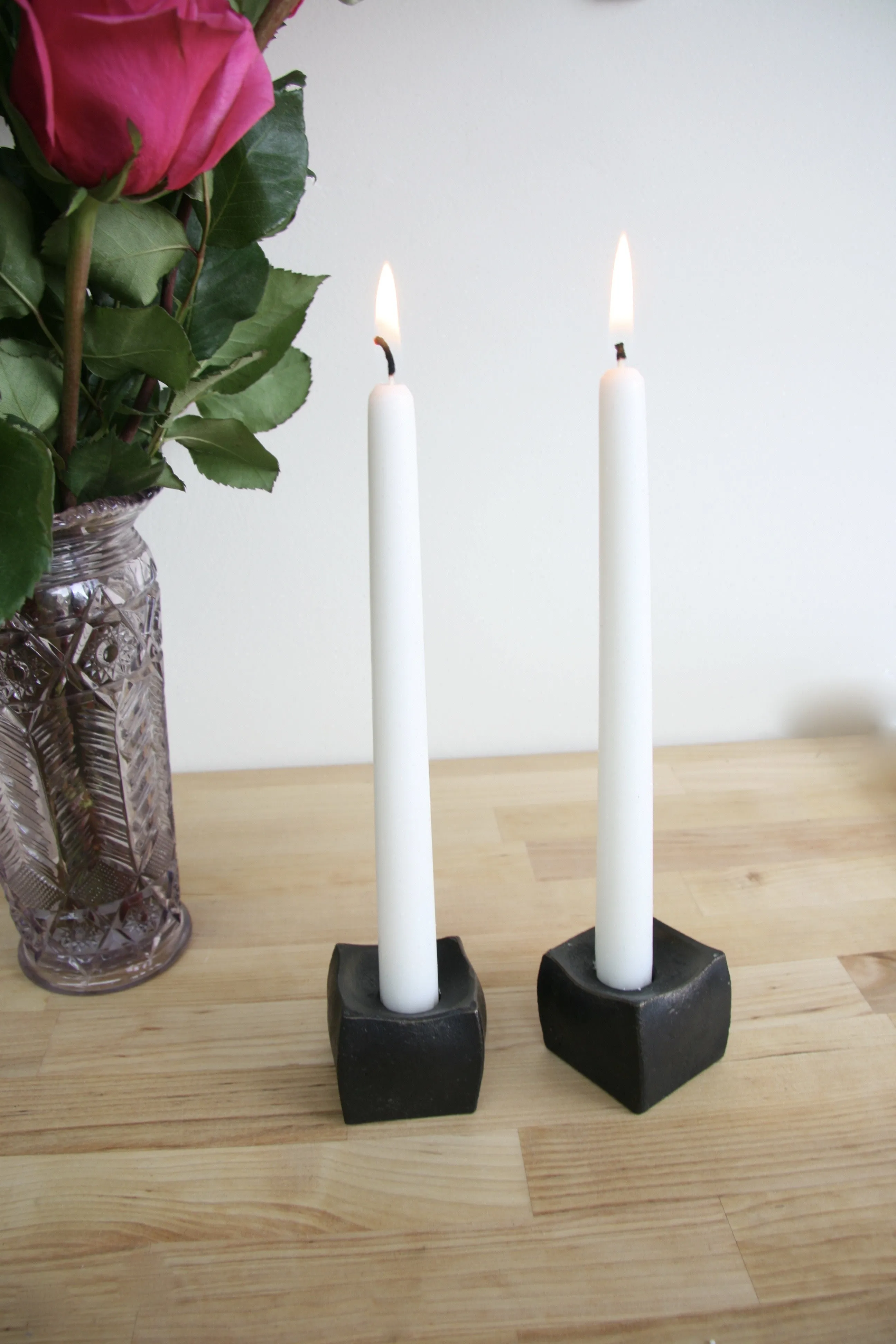 Square Naked  Candlesticks