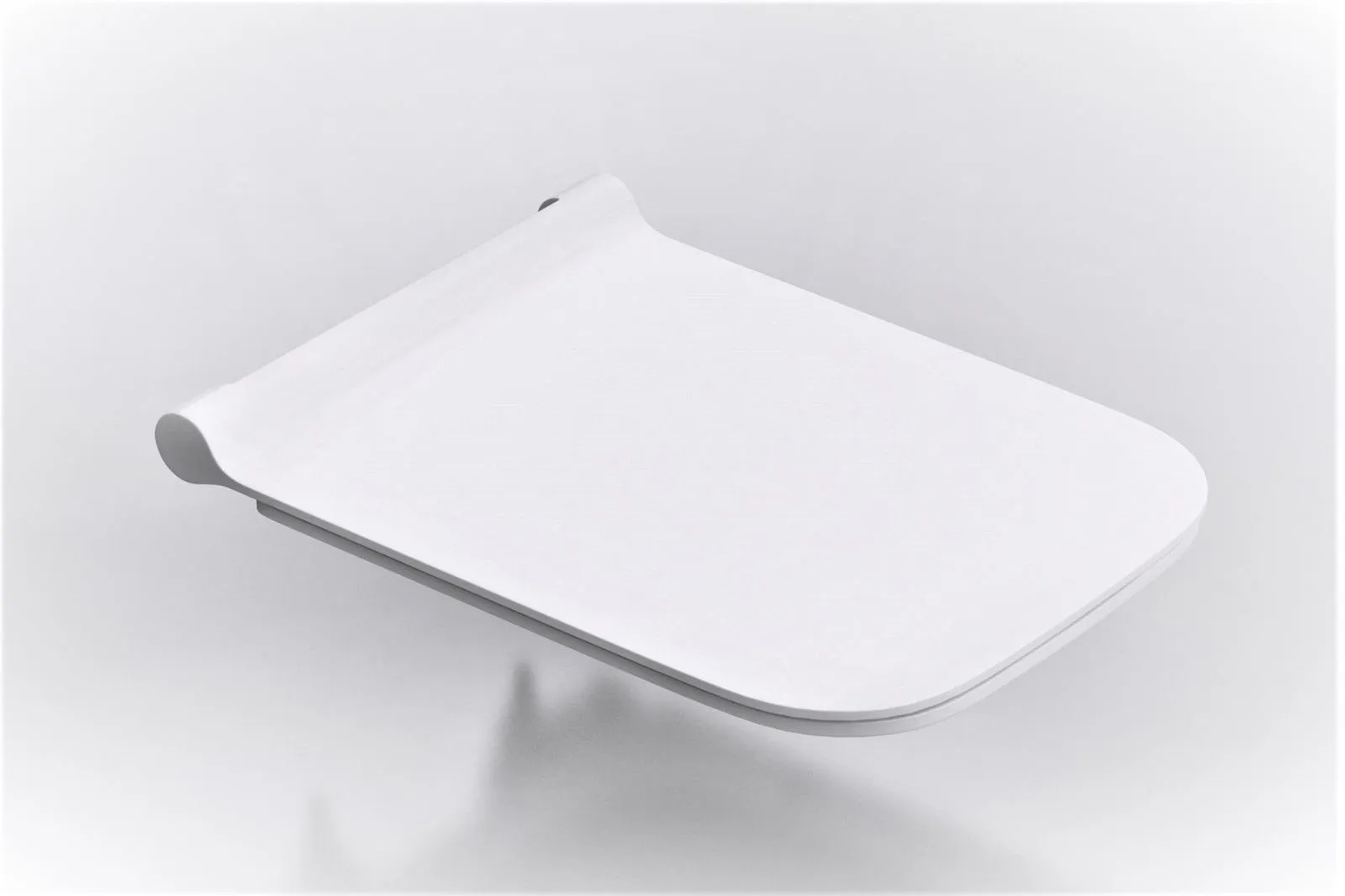 Square Slim Heavy Duty Soft Close Toilet Seat