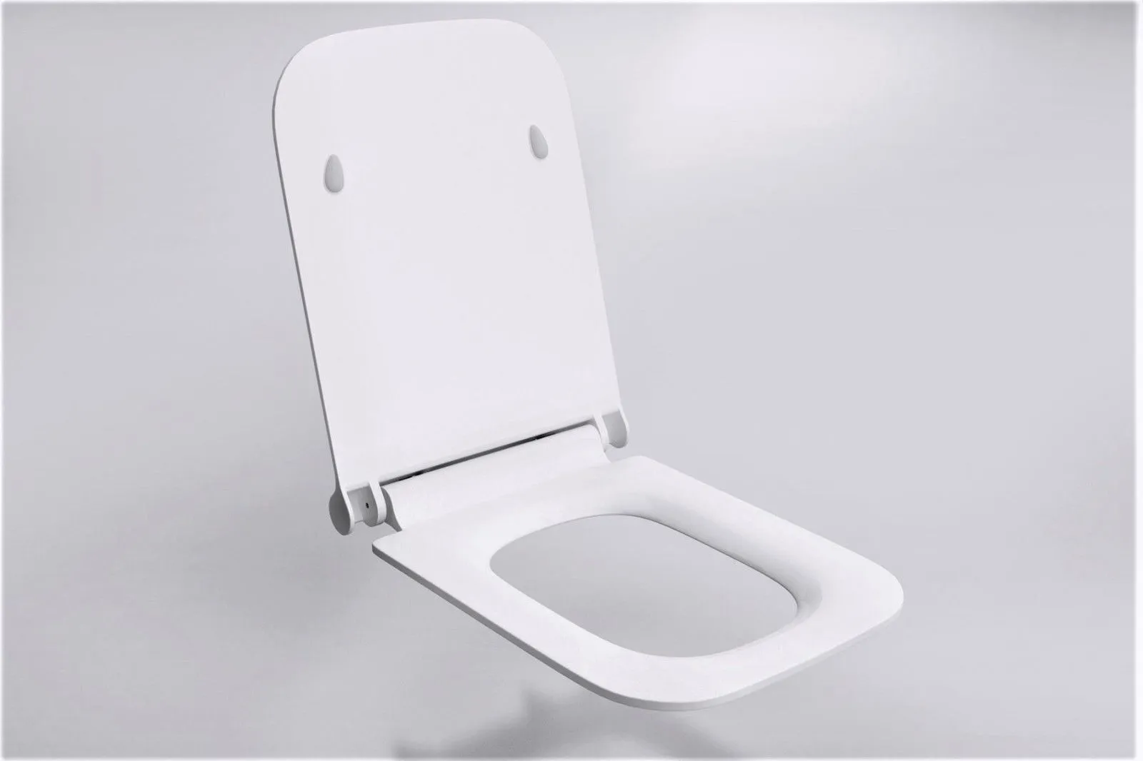 Square Slim Heavy Duty Soft Close Toilet Seat