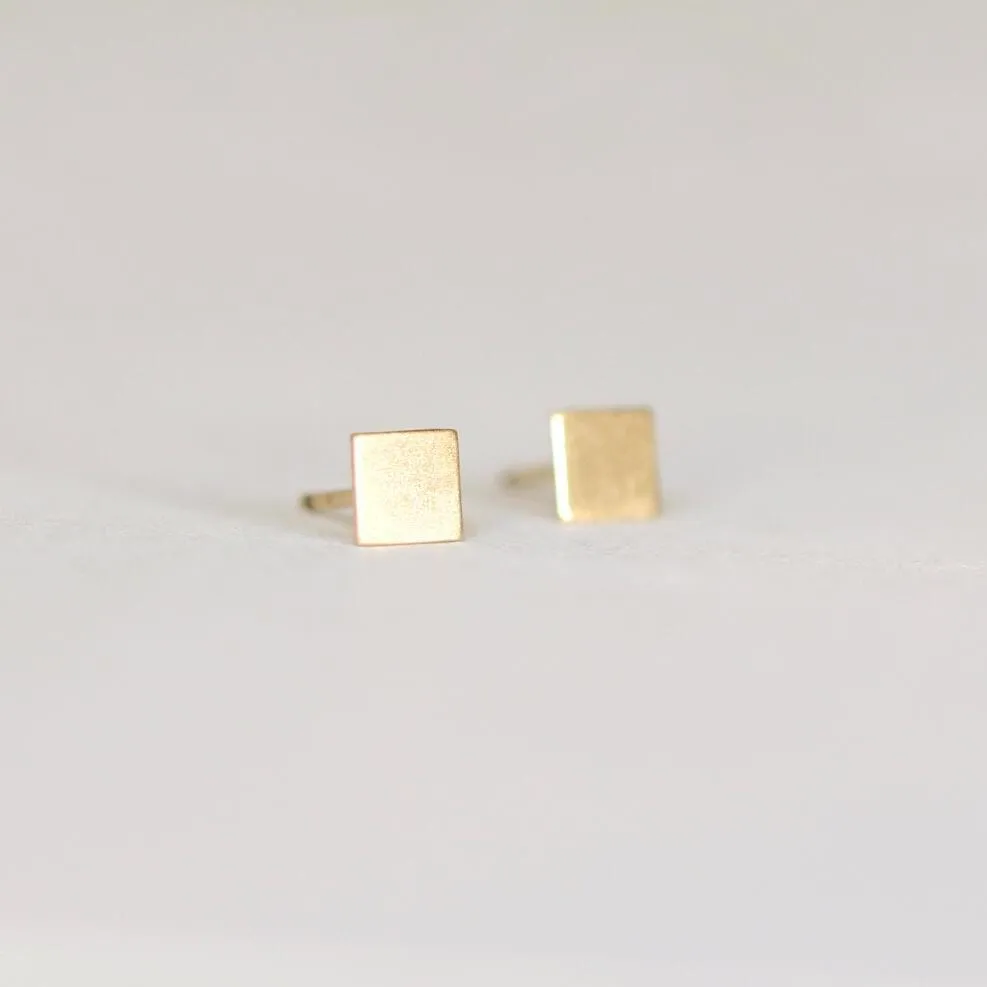 Square Stud Earrings