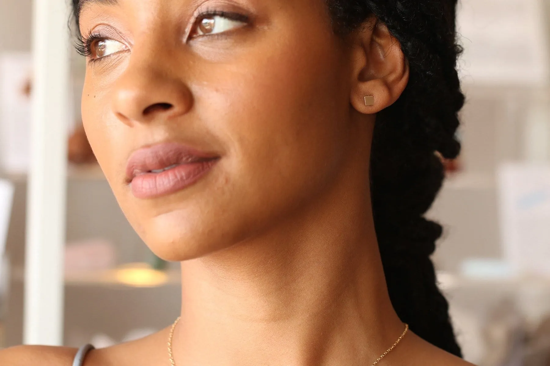 Square Stud Earrings