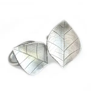 Sterling Silver Leaf Ring