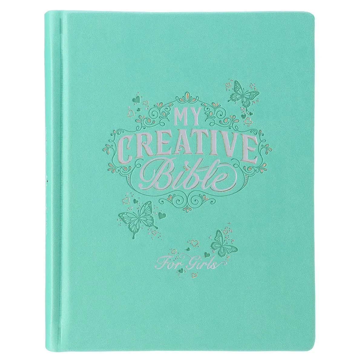 Teal Butterfly Hardcover My Creative Bible for Girls - an ES