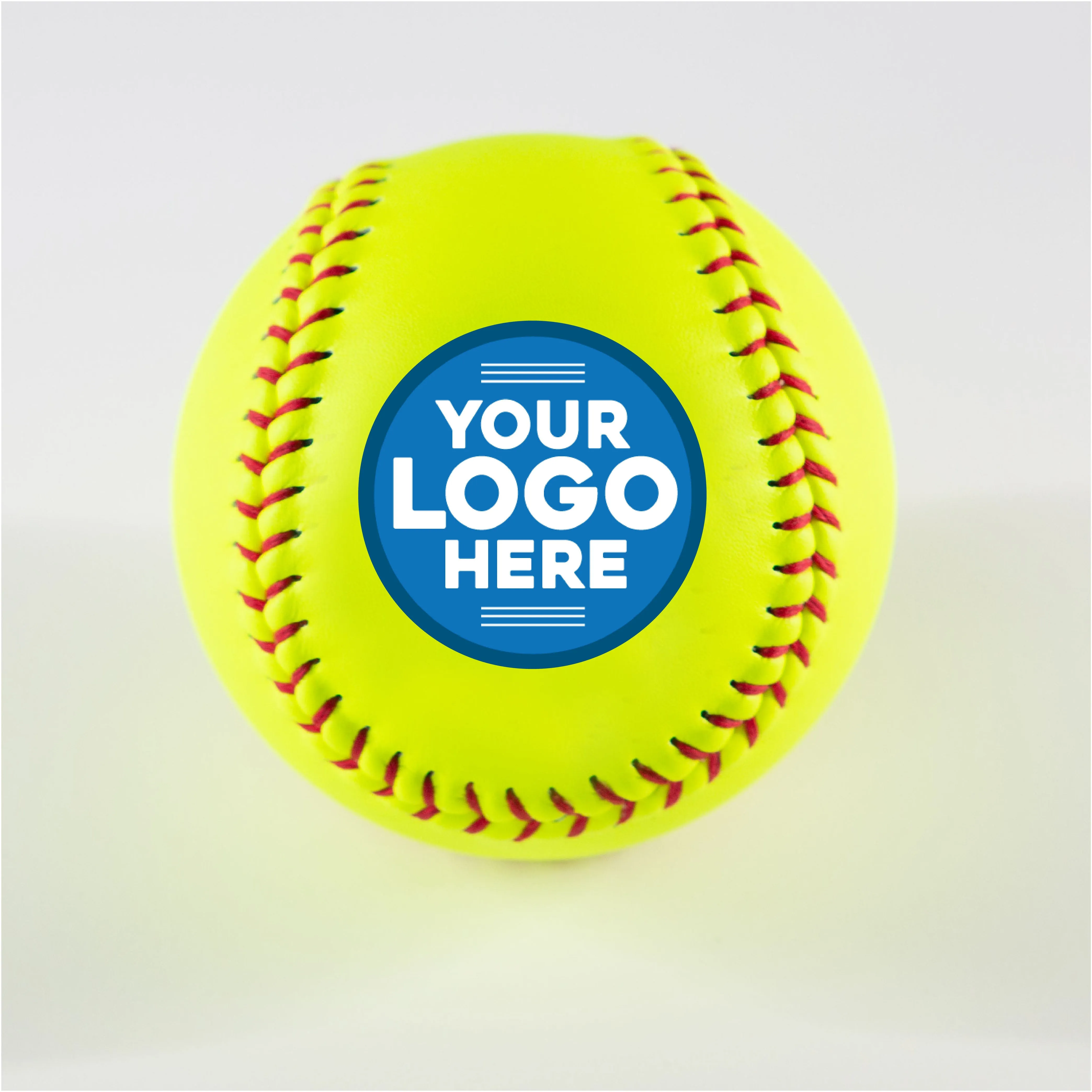 Team Logo with Personalization, Printed Softball