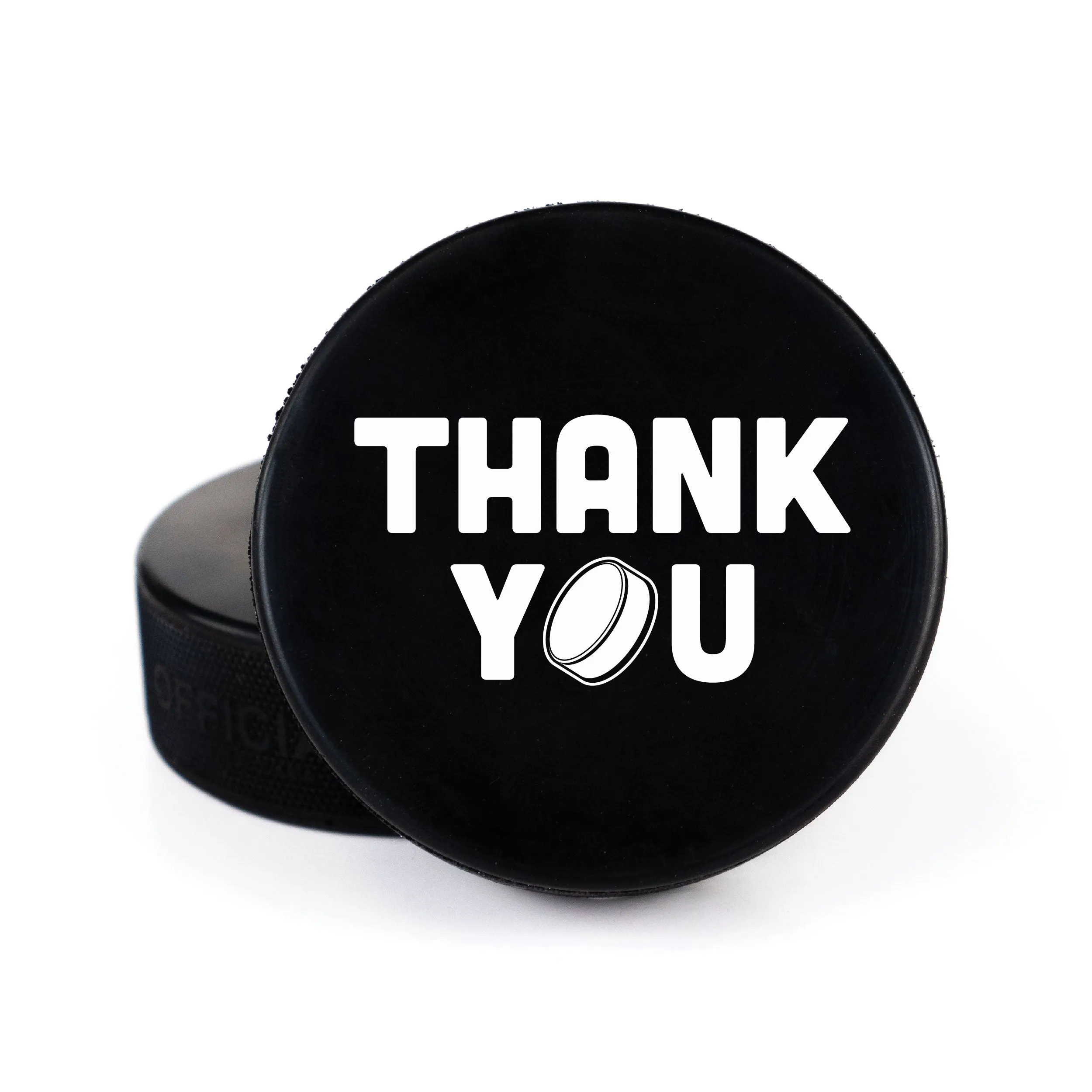 Thanks Coach, Printed Pucks