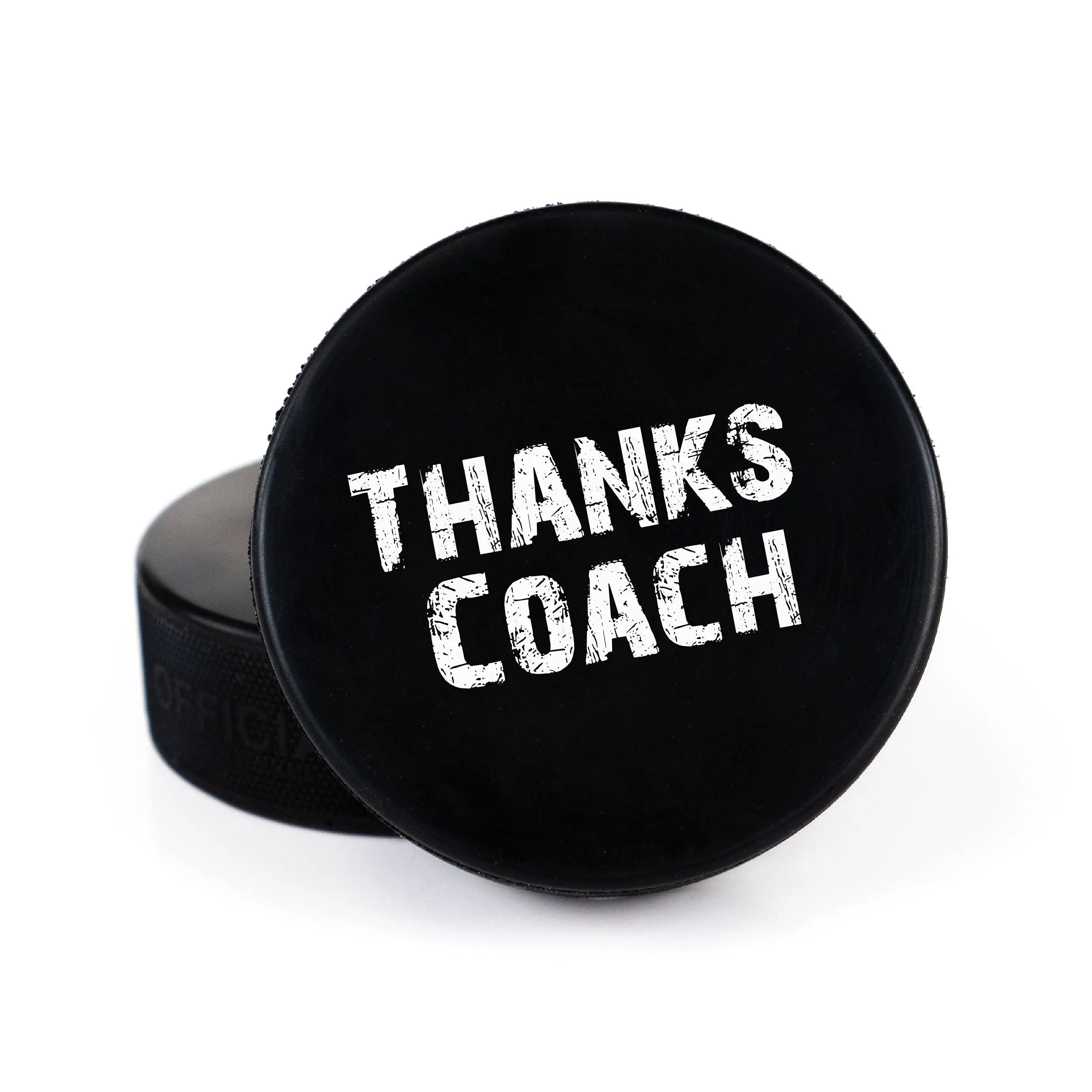 Thanks Coach, Printed Pucks