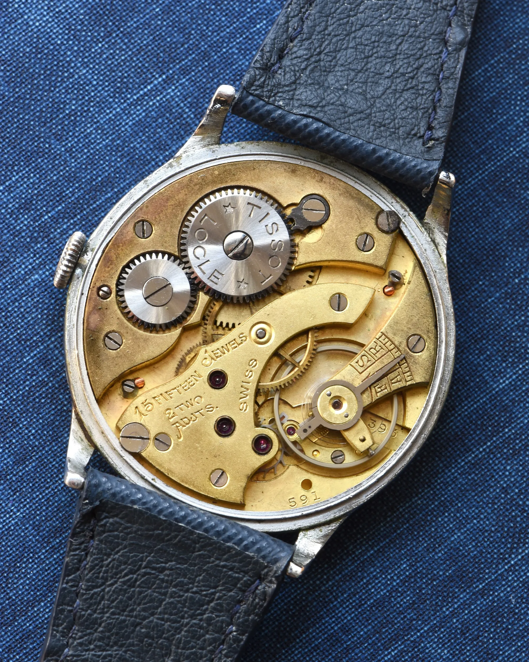 Tissot “Antimagnetique” Oversized Wristwatch