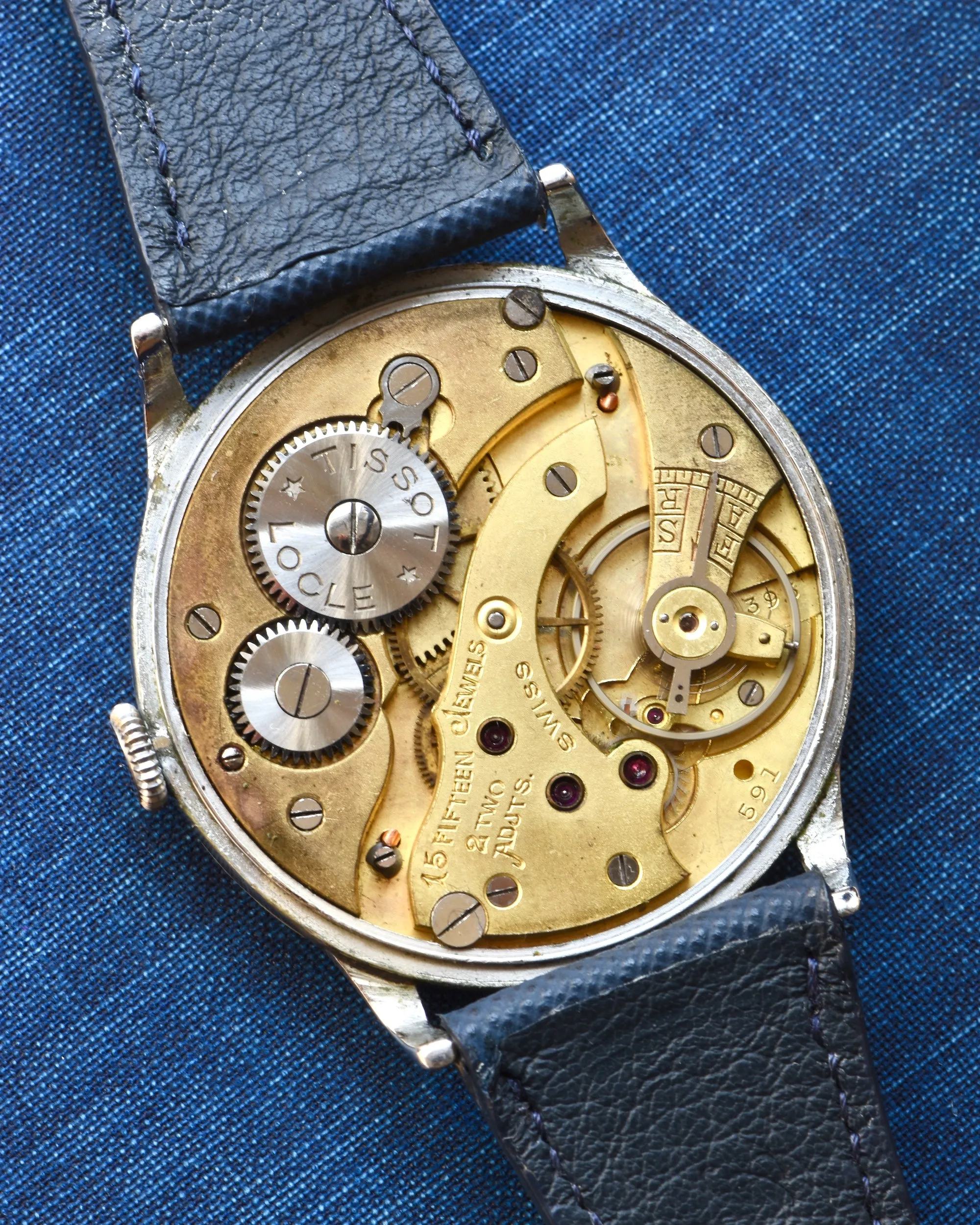 Tissot “Antimagnetique” Oversized Wristwatch