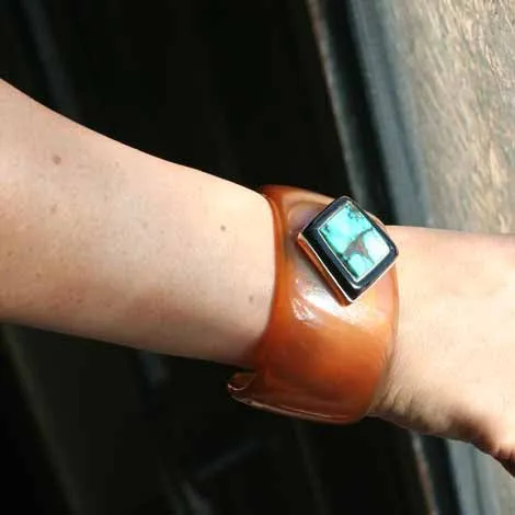 Translucent Buffalo Horn Cuff Bracelet
