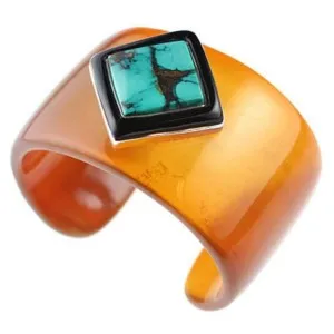 Translucent Buffalo Horn Cuff Bracelet