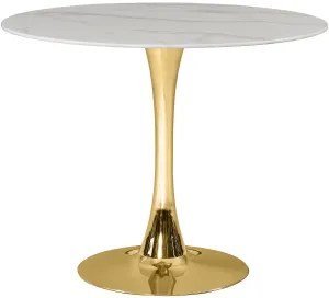 Tulip Gold Dining Table (3 Boxes)