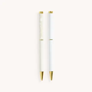 Twist Pen Set - Ivory Antelope & Coastal Stripe