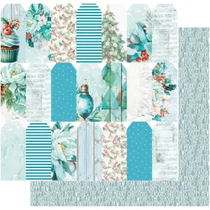 Uniquely Creative - Merry and Bright - 12 x 12 Single Sheet - Jolly Gift Tags