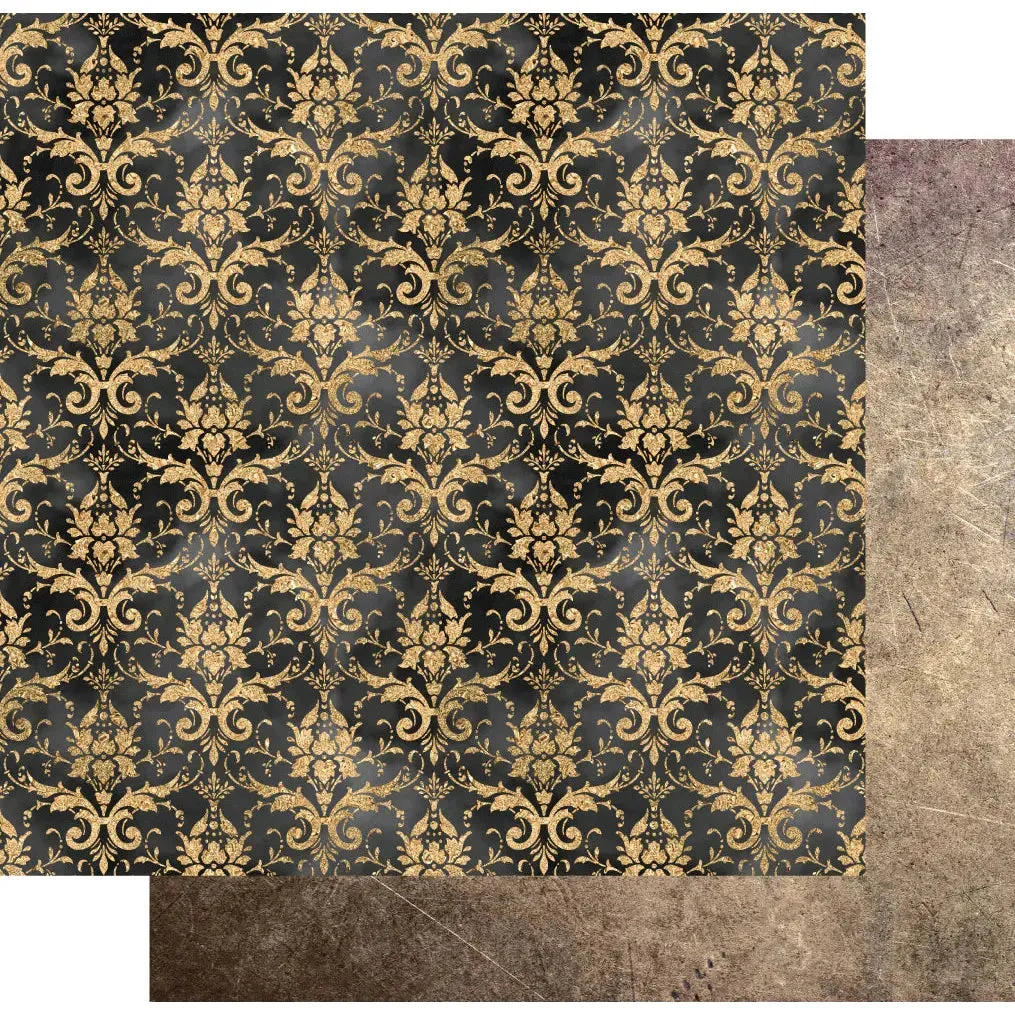 Uniquely Creative - Vintage Walls - 12 x 12 Single Sheet - Benedict's Study