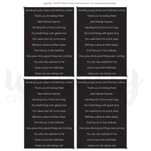 Uniquely Creative - Willow & Grace - Cut-a-Part Sheet Mini