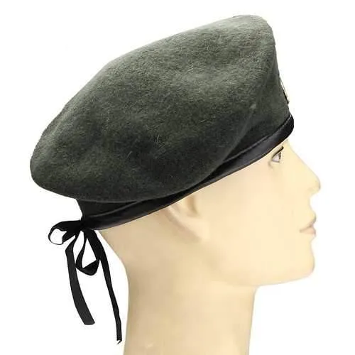 Unisex Vintage Military Soldier Army Hat Wool Beret Beanie Cap