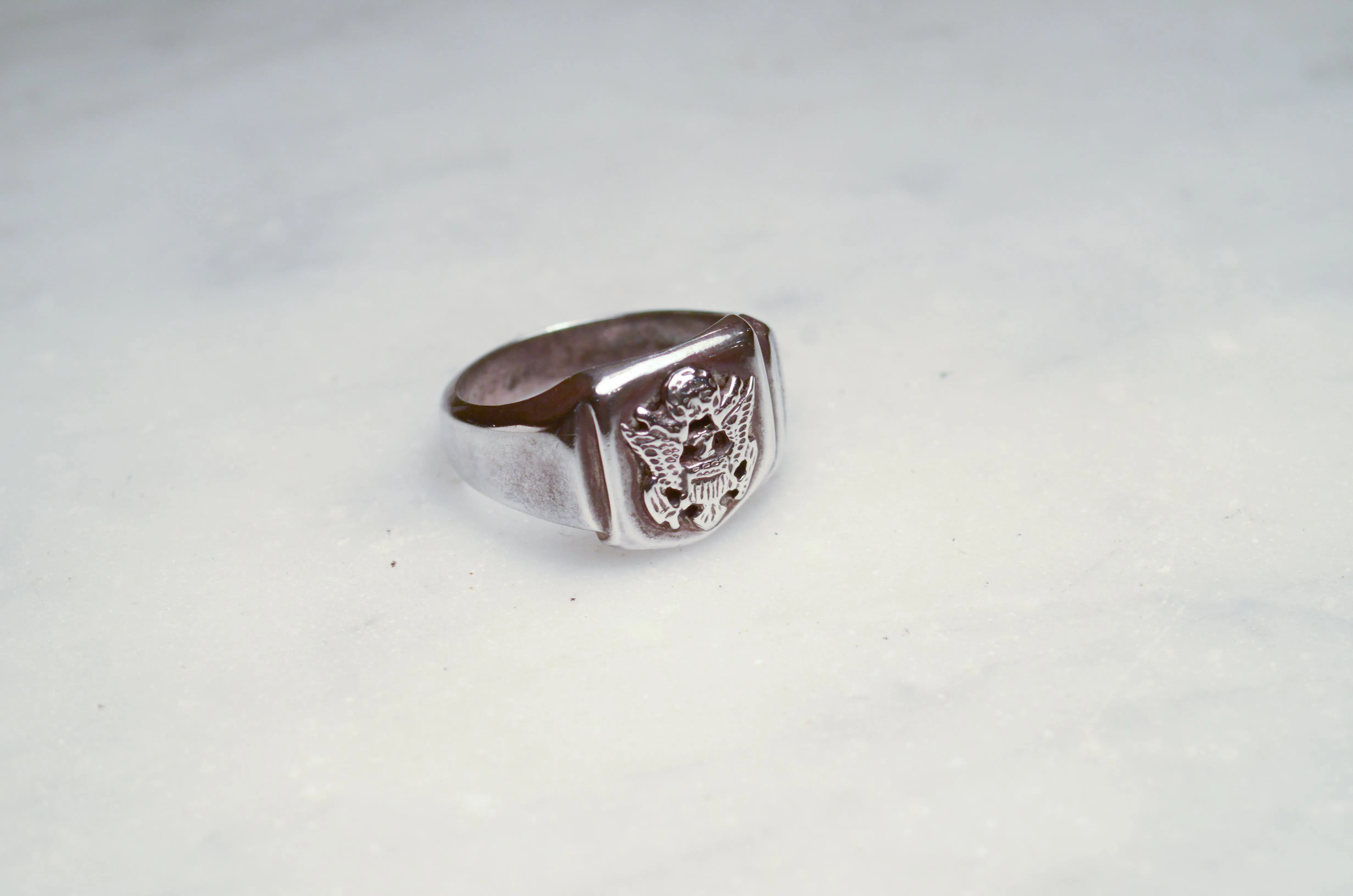 US Army Sterling Silver Signet Ring