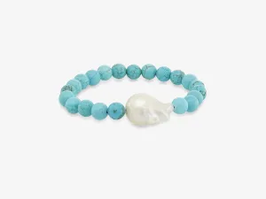 Venus Bracelet with Large Baroque Pearl