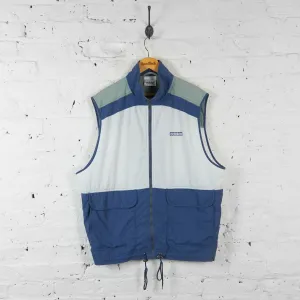 Vintage Adidas Gilet - Blue - XL