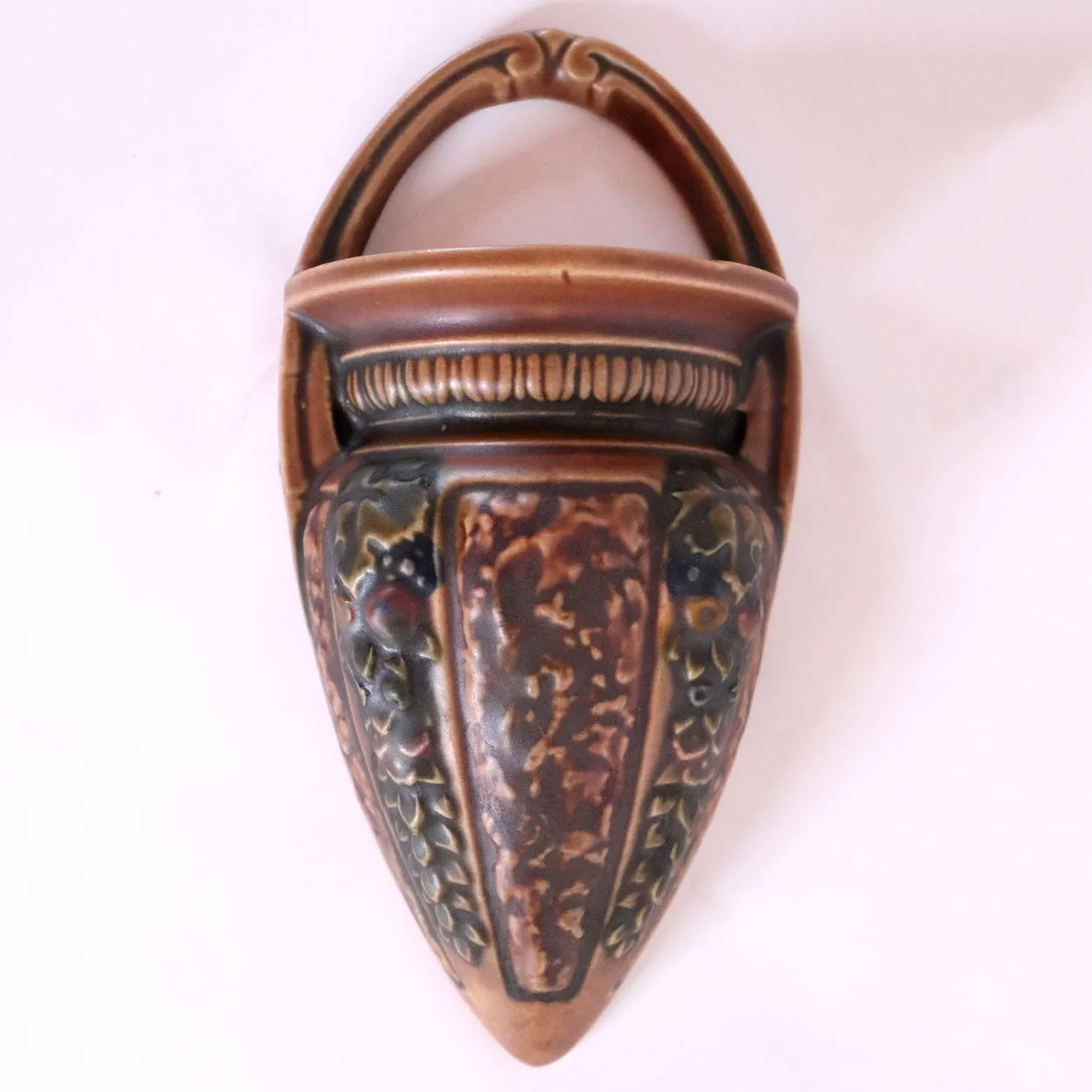 Vintage American Roseville Pottery Florentine I Wall Pocket