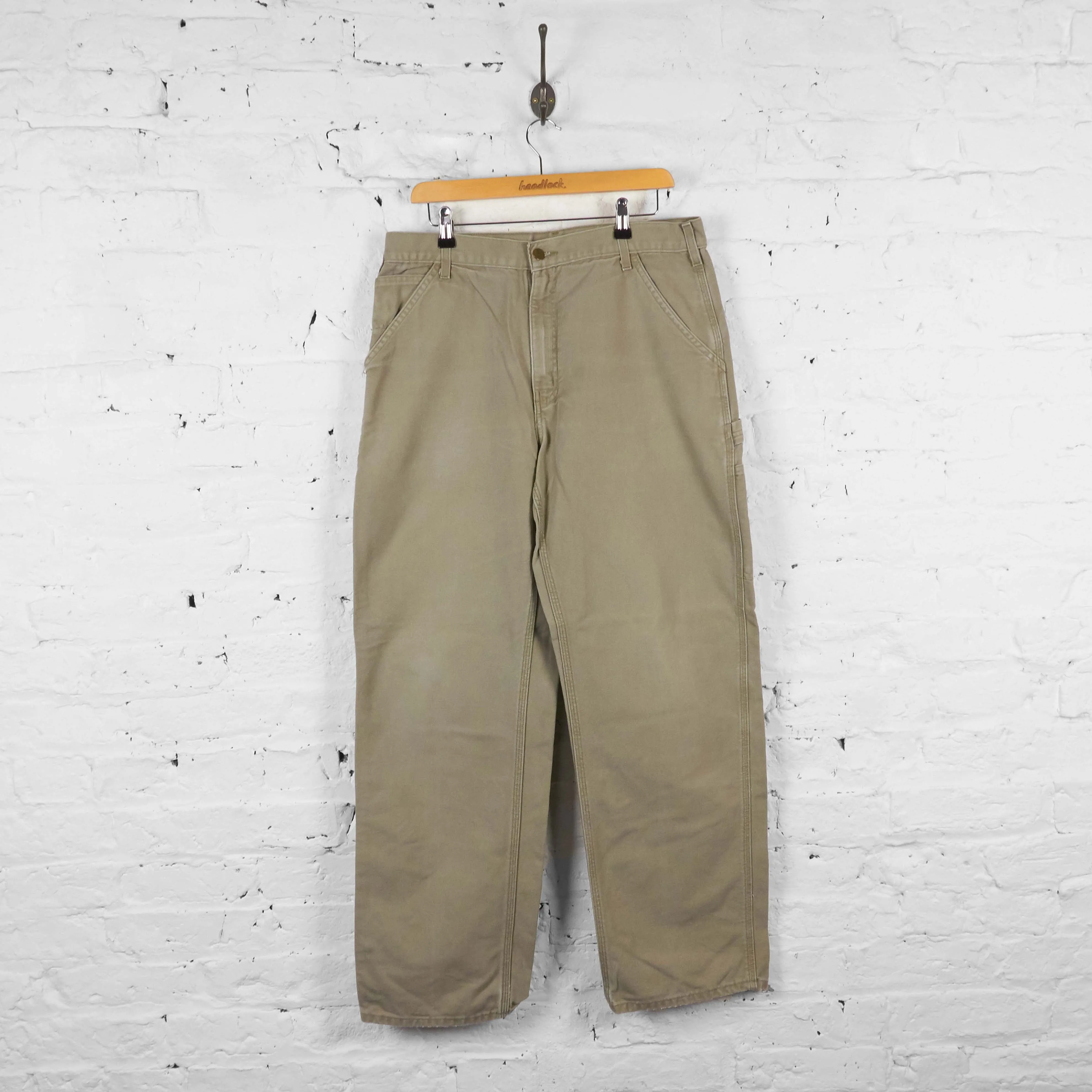 Vintage Carhartt Cargo Trousers - Beige - L