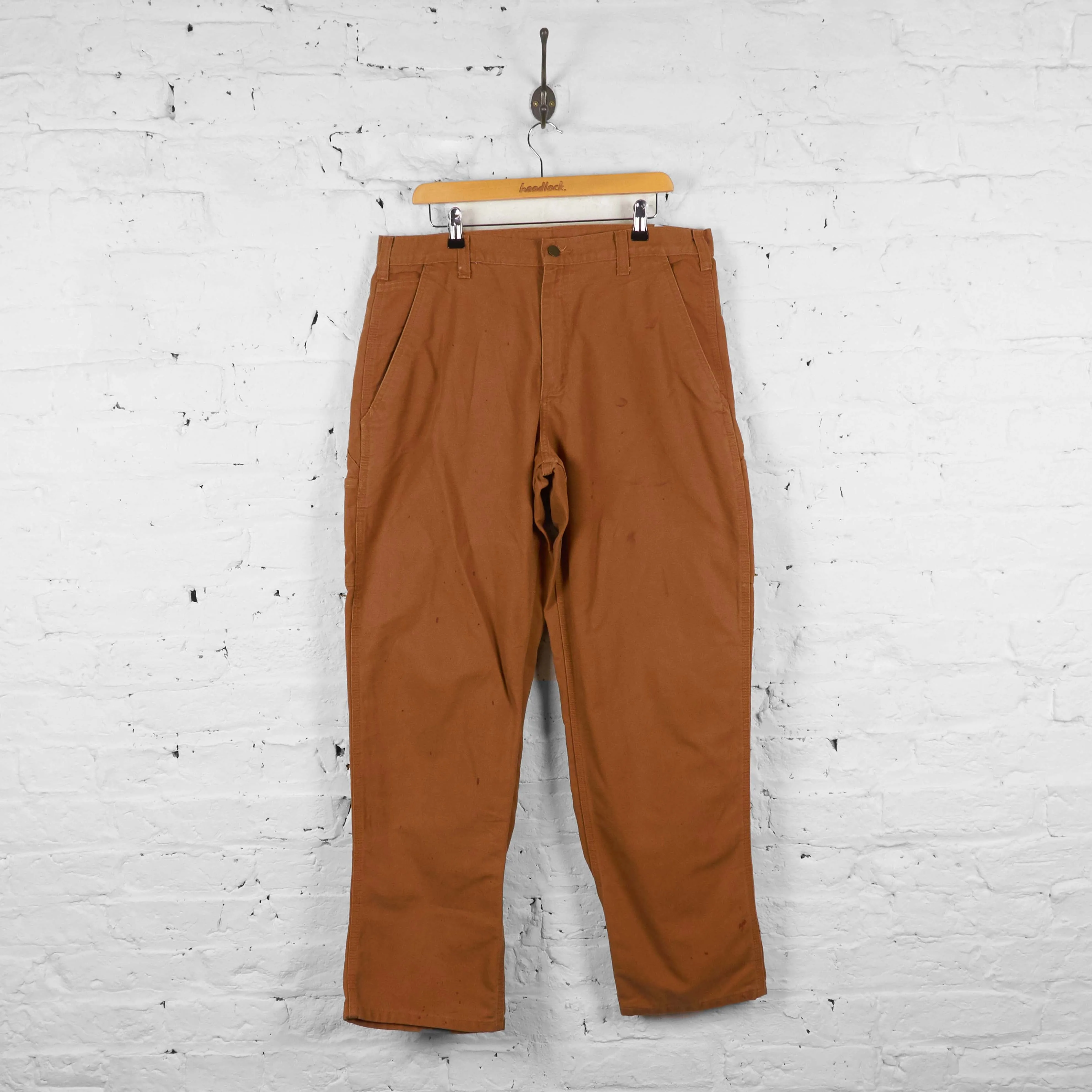 Vintage Carhartt Cargo Trousers - Brown - L